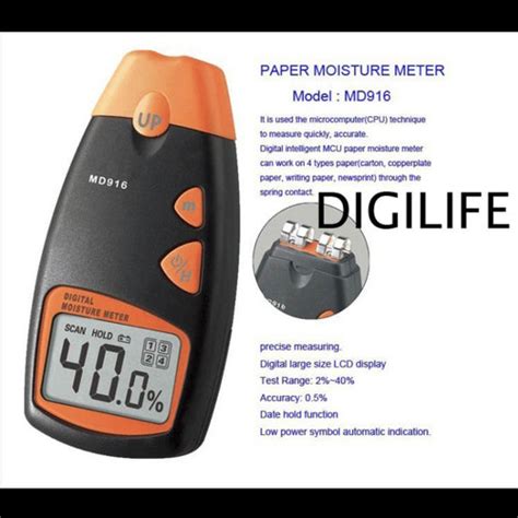 paper moisture meter md916